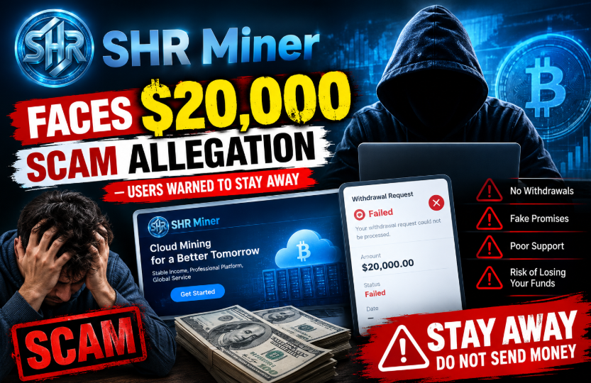 SHRMiner Faces $20,000 Scam Allegation