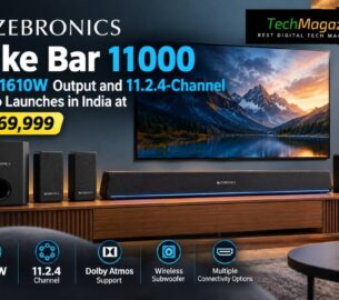 Zebronics Juke Bar 11000 With 1610W Output and 11.2.4-Channel Audio Launches in India