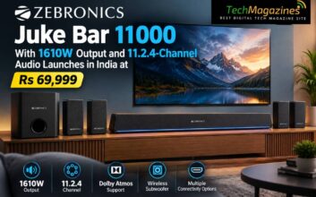 Zebronics Juke Bar 11000 With 1610W Output and 11.2.4-Channel Audio Launches in India