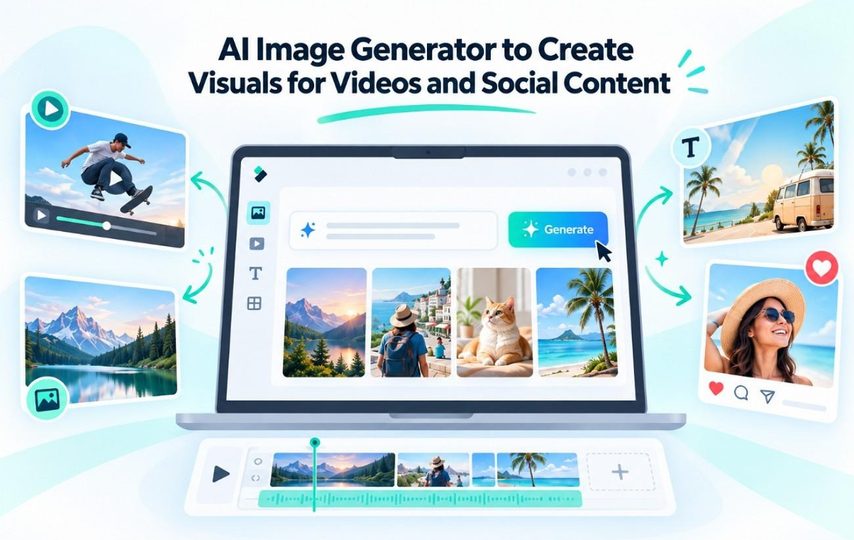 How to Use an AI Image Generator to Create Visuals for Videos and Social Content