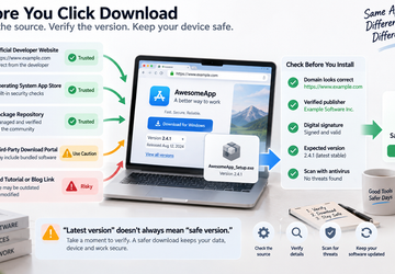 How to Check a Software Version and Source
