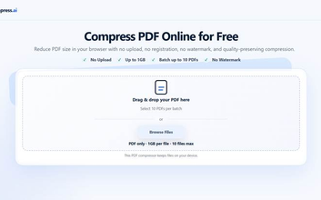 How PDF-Compress.ai Helps Reduce Large PDF Files Without Uploading Them to a Server
