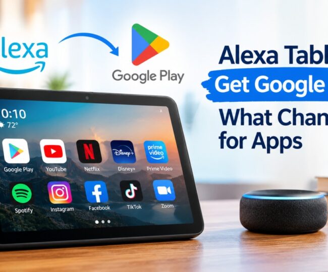 Alexa Tablets Get Google Play