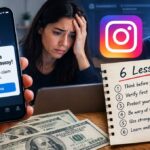 Create an img for article- The Six Lessons Hidden in a $25,000 Instagram Scam