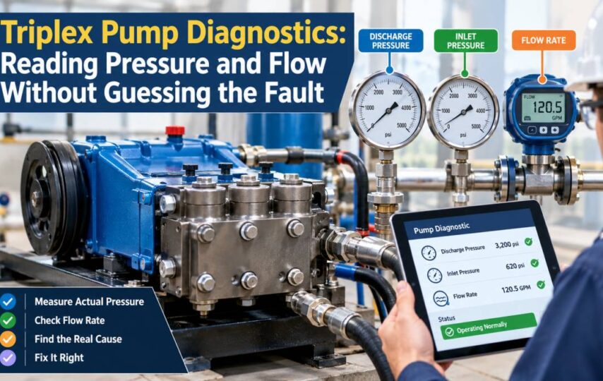 Triplex pump diagnostics