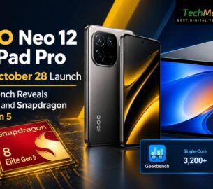 iQOO Neo 12 and Pad Pro Set for October 28 Launch