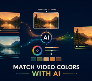 How to Match Colors Between Two Video Clips Using a Reference Frame