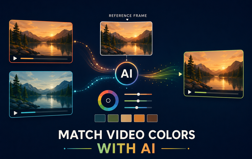 How to Match Colors Between Two Video Clips Using a Reference Frame